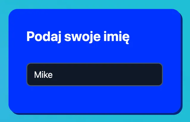 Formularz przed edycją